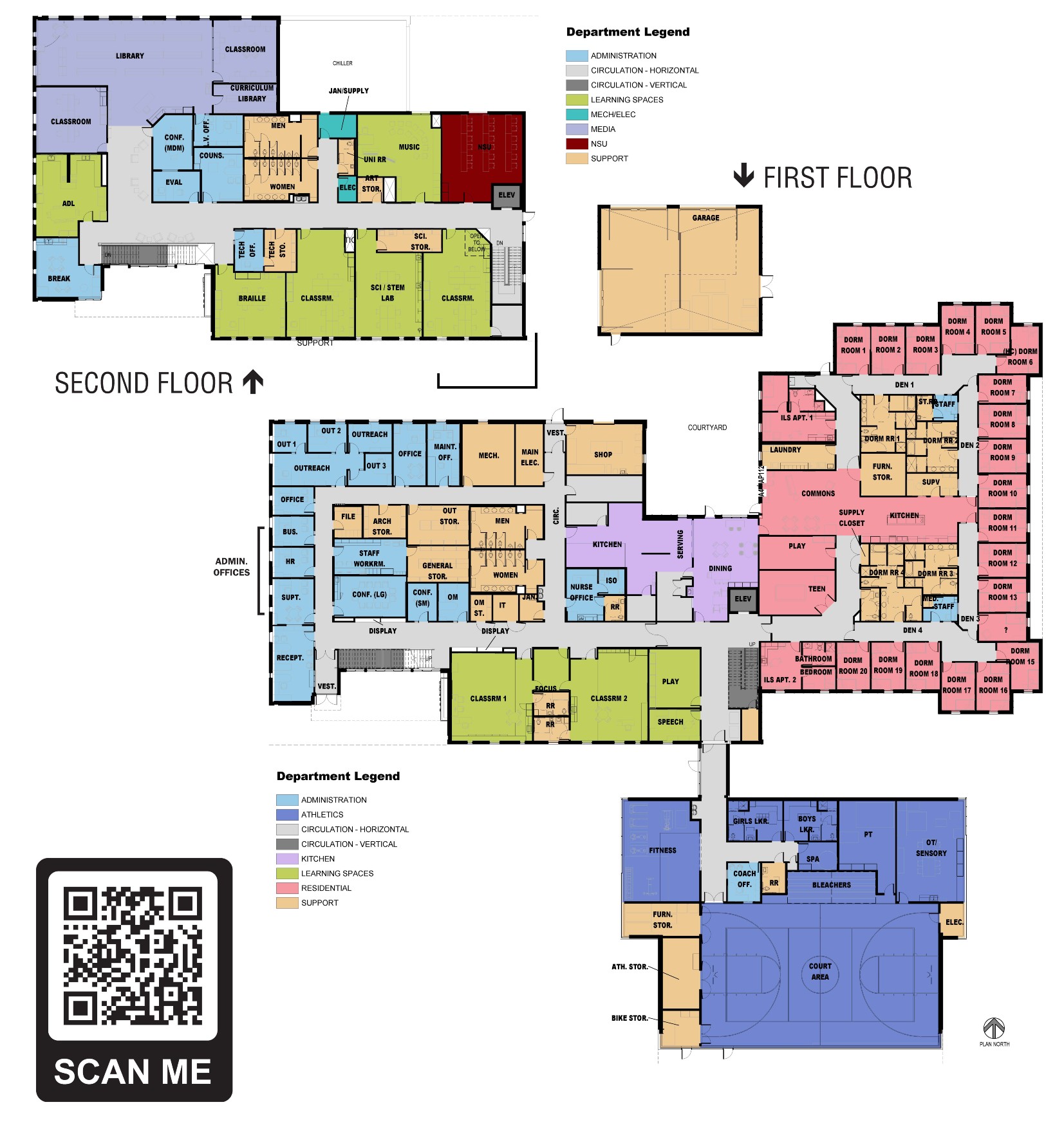 SDSBVI Floor Map